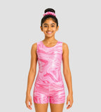 Pink Velvet Swirl Leotard ZWAS6418