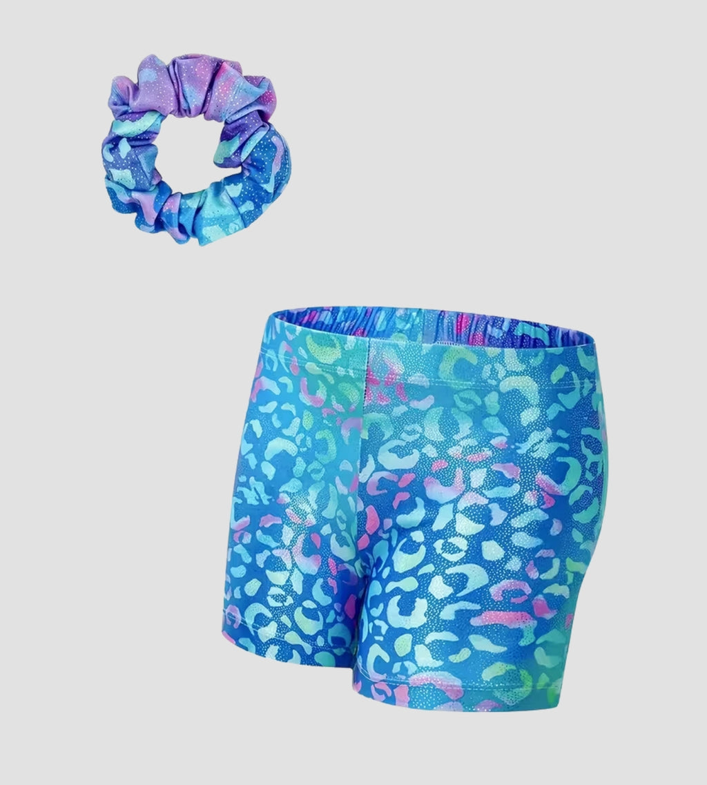 Aqua Leopard Leotard ZWAS6721
