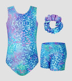 Aqua Leopard Leotard ZWAS6721