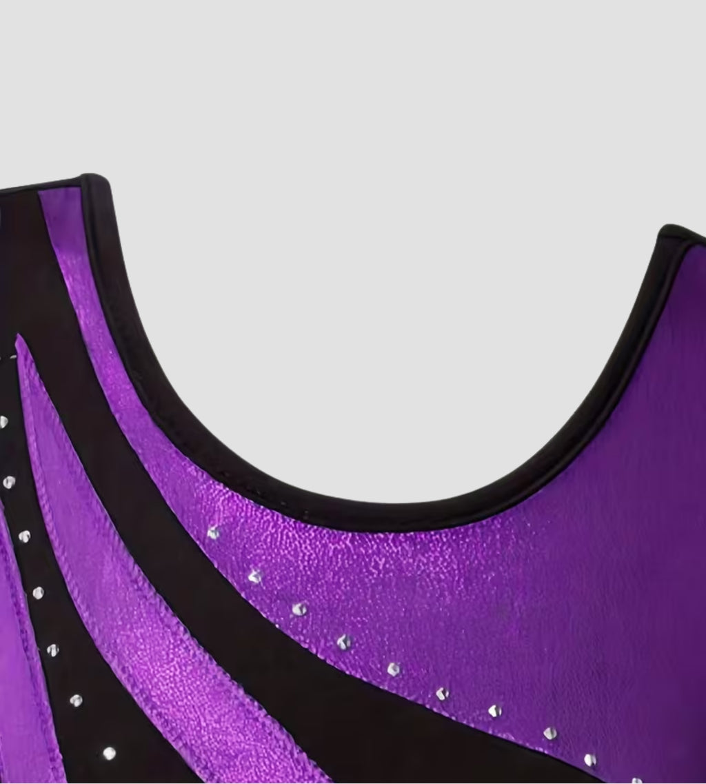 Violet Velocity Leotard ZWB7421