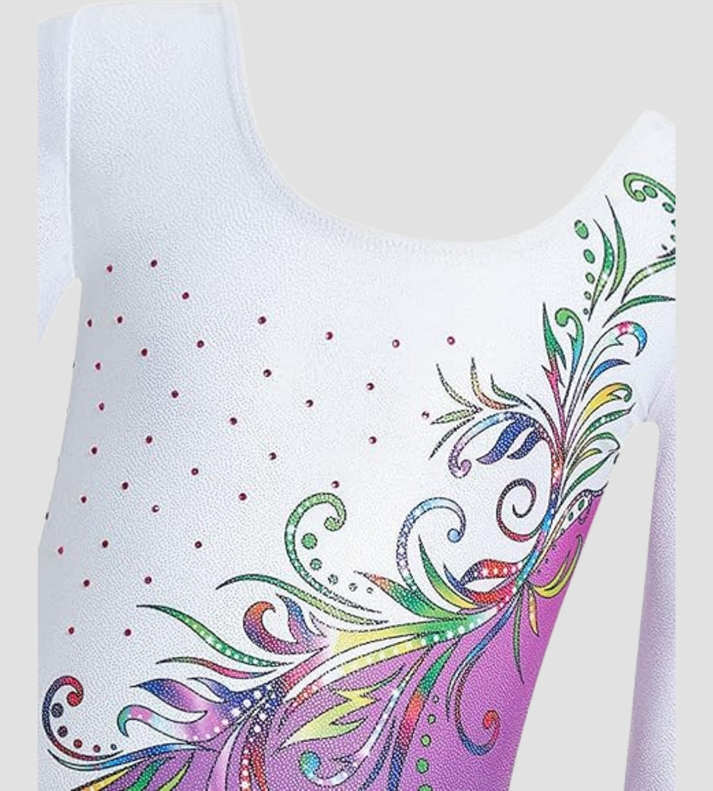 Peacock Bloom Leotard ZWBS7915