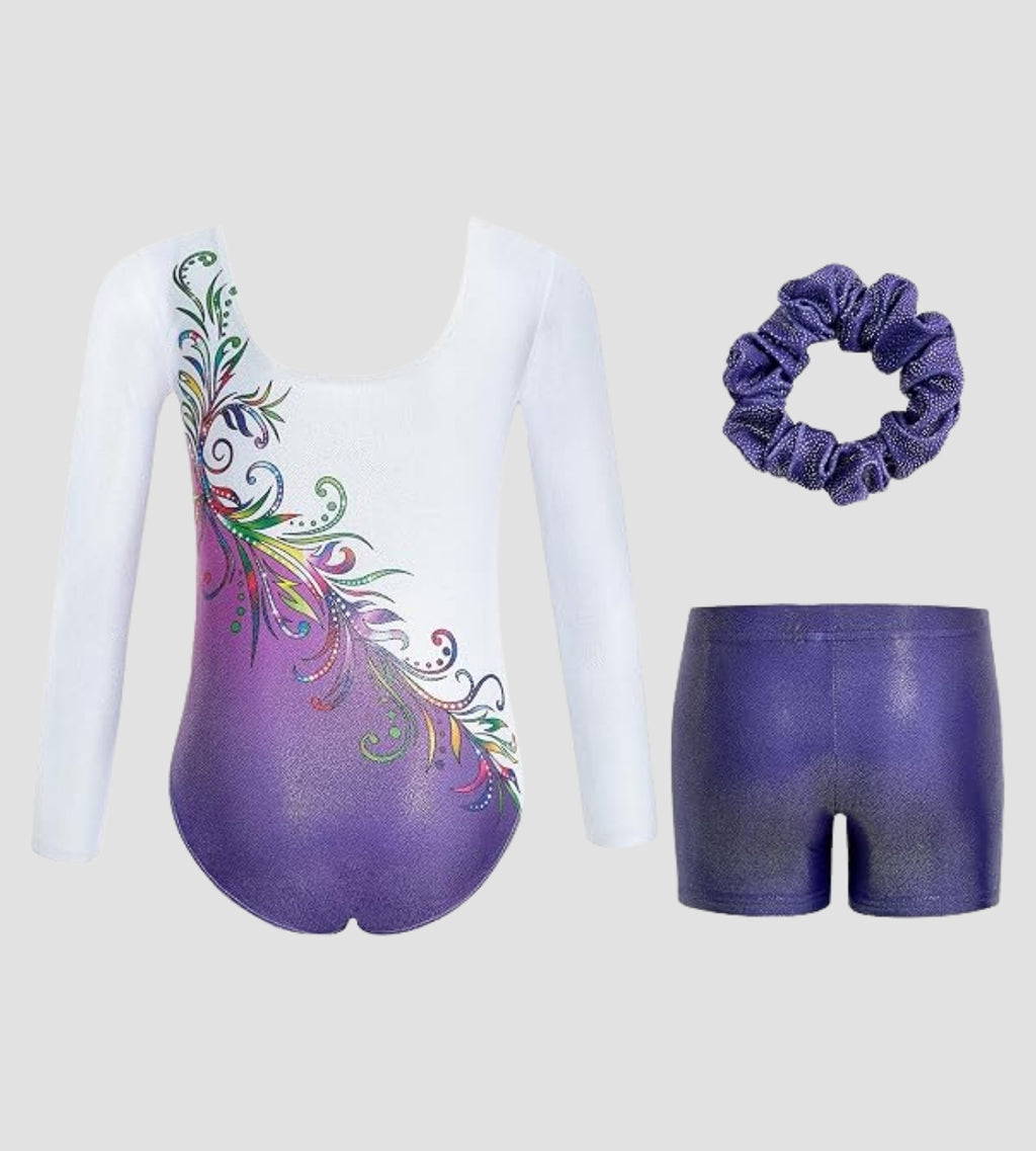 Peacock Bloom Leotard ZWBS7915