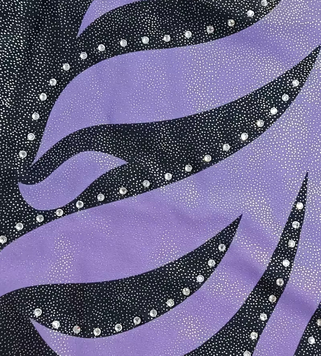 Purple Eclipse Leotard ZWAS5812