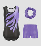 Purple Eclipse Leotard ZWAS5812